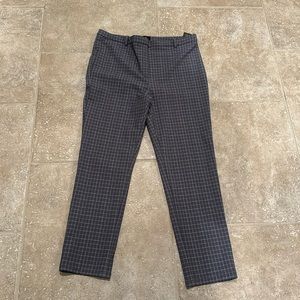 Women's Theory‎ Pants Slim Size 10 Gray and Cream